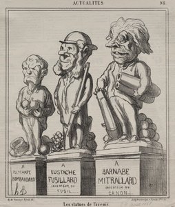 Aktualitäten Tafel 98: Statuen der Zukunft, 1868