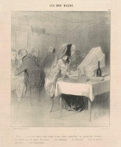 Los! ... Man hat noch nicht über meinen Roman berichtet ... von Honoré Daumier