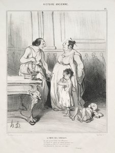 Alte Geschichte, Tafel 46: Die Mutter der Gracchi, 1842