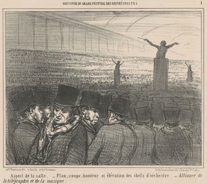 Aussehen des Saals von Honoré Daumier