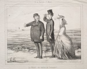In Varenne-Saint-Maur: Sieh! Hier ist es, mein Haus auf dem Land! von Honoré Daumier