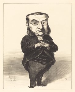 Ath. L. Charles Coquerel von Honoré Daumier