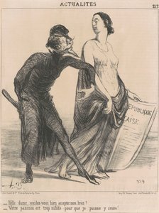 Schöne Dame, wollen Sie ... meinen Arm annehmen?