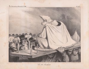 Karikatur von Louis Philippe I 1773-1850, König der Franzosen, 1834 von Honoré Daumier