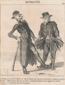 Casmajou -- Ratapoil (beide im Chor) von Honoré Daumier