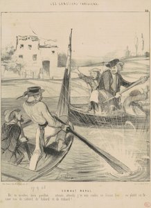 Seeschlacht von Honoré Daumier