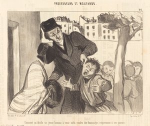Wie man einen jungen Mann dazu bringt... von Honoré Daumier