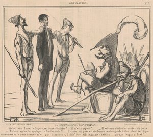 Kommission der Prügelstrafe von Honoré Daumier