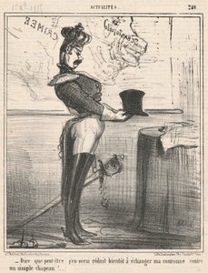 Sagen, dass ich vielleicht darauf reduziert werde... von Honoré Daumier