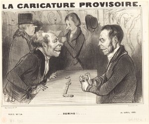 Domino!! von Honoré Daumier