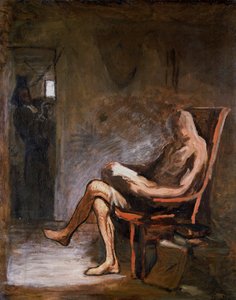 Don Quixote liest von Honoré Daumier
