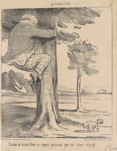 Emotion des Doktors Véron ... von Honoré Daumier