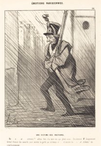 Pariser Emotionen: Ein Opfer der Fraktionen von Honoré Daumier