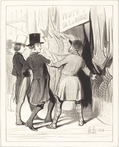 Entrez Messieurs... voici de magnifiques... von Honoré Daumier