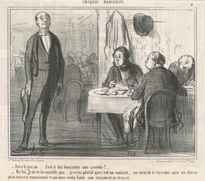 Ist das der Junge? von Honoré Daumier