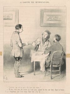 François, wer hat meinen Wein getrunken... von Honoré Daumier