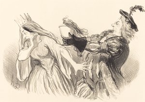 Hamlet von Honoré Daumier