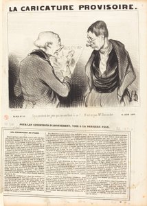 Es gibt doch Leute, die so aussehen! von Honoré Daumier