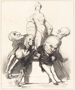 Sie behaupten, sie unterstützen sie von Honoré Daumier