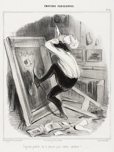 Undankbares Vaterland, du wirst mein Werk nicht haben!... von Honoré Daumier