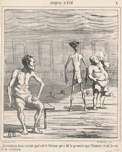 Ich möchte gerne wissen, wer ... von Honoré Daumier