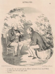 Ich sage Ihnen ... wir brauchen Herrn Molé ... von Honoré Daumier