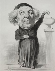 Jean Jacques Fayet, Bischof von Orleans, 1849 von Honoré Daumier