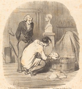 Der Künstler - Voilà qui est terminé!... von Honoré Daumier