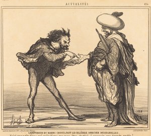 Der Kaiser von Marokko konsultiert... Desbarolles