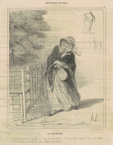 Die Ährenleserin von Honoré Daumier