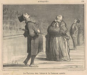Die Pariser in Erwartung des ... Kometen