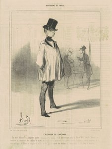 Der Anzünder der Lastkähne von Honoré Daumier