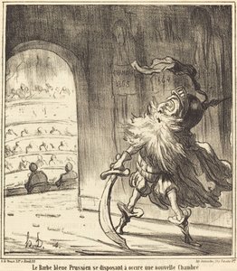 Le Barbe bleu Prussien... von Honoré Daumier