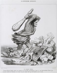 Le Sauvage Bineau von Honoré Daumier