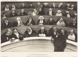 Der Legislative Bauch von Honoré Daumier