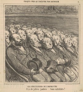 Die Zuschauer des Orchesters