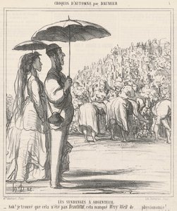 Die Weinlese in Argenteuil von Honoré Daumier