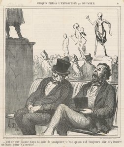 Was ich an der Skulpturhalle mag ... von Honoré Daumier