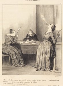 Hier sind wir... versammelt, um die erste Ausgabe zu schreiben... von Honoré Daumier