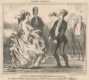 Neues Abendvergnügen von Honoré Daumier