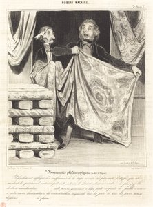 Nouveautés philantropiques... von Honoré Daumier