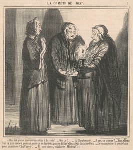 Man sagt, man beginnt sie schon zu sehen ... von Honoré Daumier