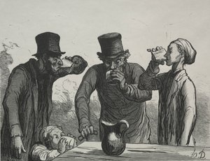 Physiologie des Trinkers: Die vier Lebensalter von Honoré Daumier