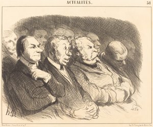 Physiognomien von Zuschauern am Tor St.-Martin...