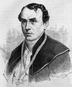 Porträt von Sigismond Felix Felinski (1822-1895), Erzbischof von Warschau (Polen). Gravur in "Le Monde Illustré" Nr. 314 vom 18. April 1863 von Honoré Daumier