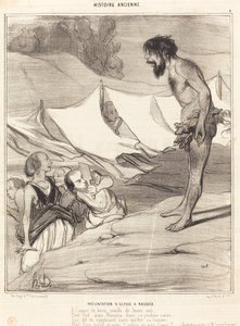 Präsentation von Odysseus an Nausikaa