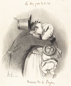 Begegnung mit der Bäuerin von Honoré Daumier