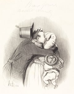 Begegnung der Bäuerin von Honoré Daumier