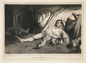 Rue Transnonain, 15. April 1834, veröffentlicht in La Association Mensuelle von Honoré Daumier