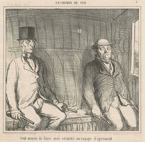 Einziger Weg, es sicher zu machen von Honoré Daumier